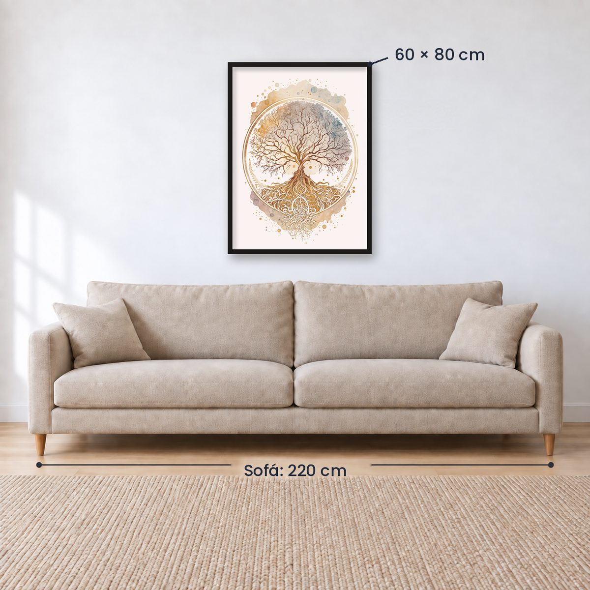 Cuadro Decorativo Espiritual, Árbol de la vida