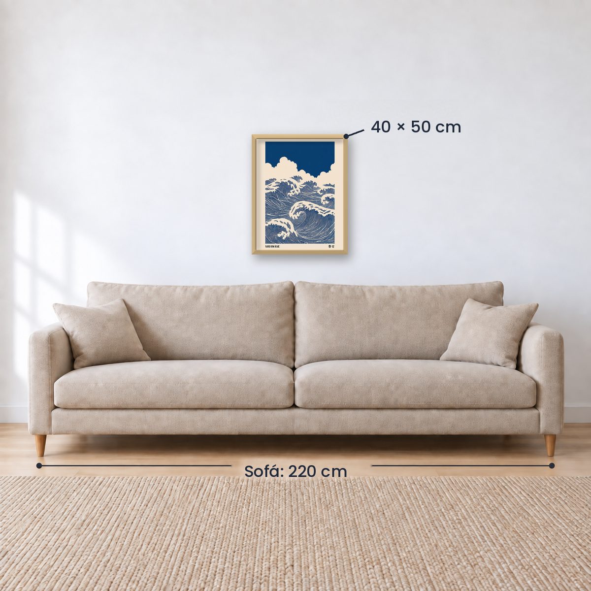 Cuadro Decorativo Japandi, Decoración Japonesa III