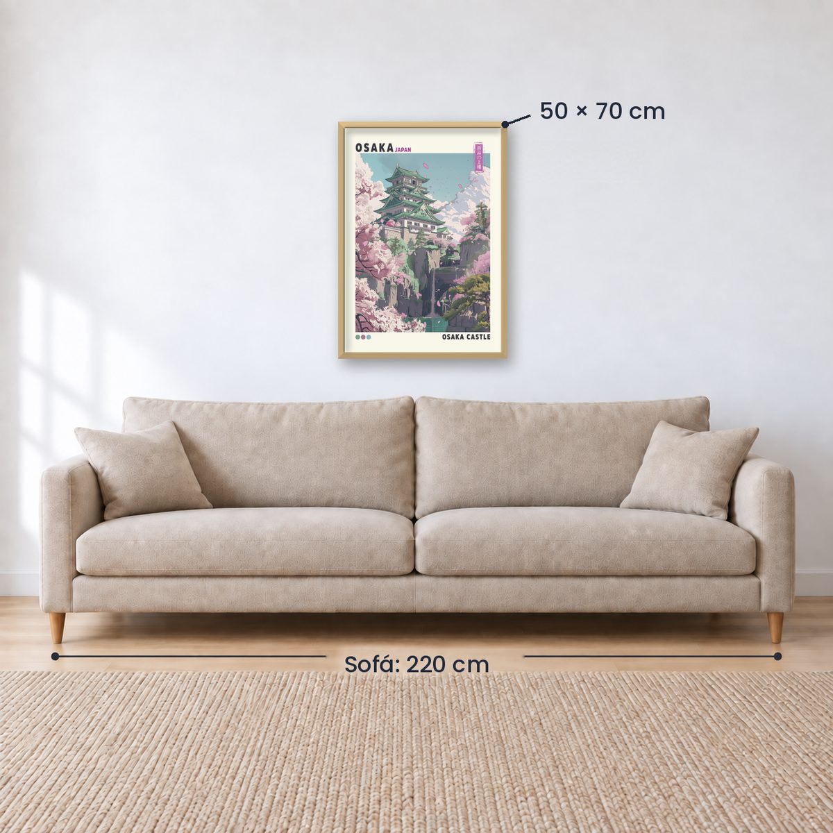 Cuadro Decorativo Japandi, Decoración Japonesa VII