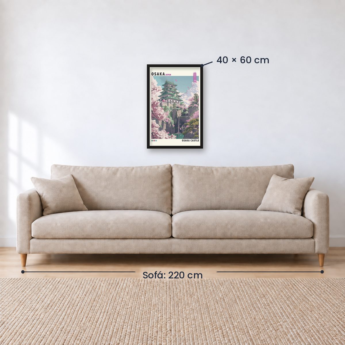 Cuadro Decorativo Japandi, Decoración Japonesa VII
