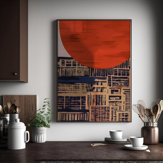 Cuadro Decorativo Japandi, Decoración Japonesa X