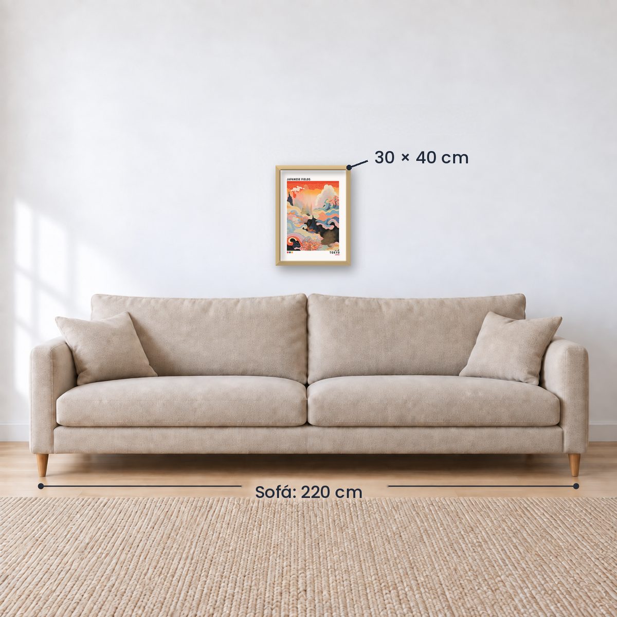 Cuadro Decorativo Japandi, Decoración Japonesa XI