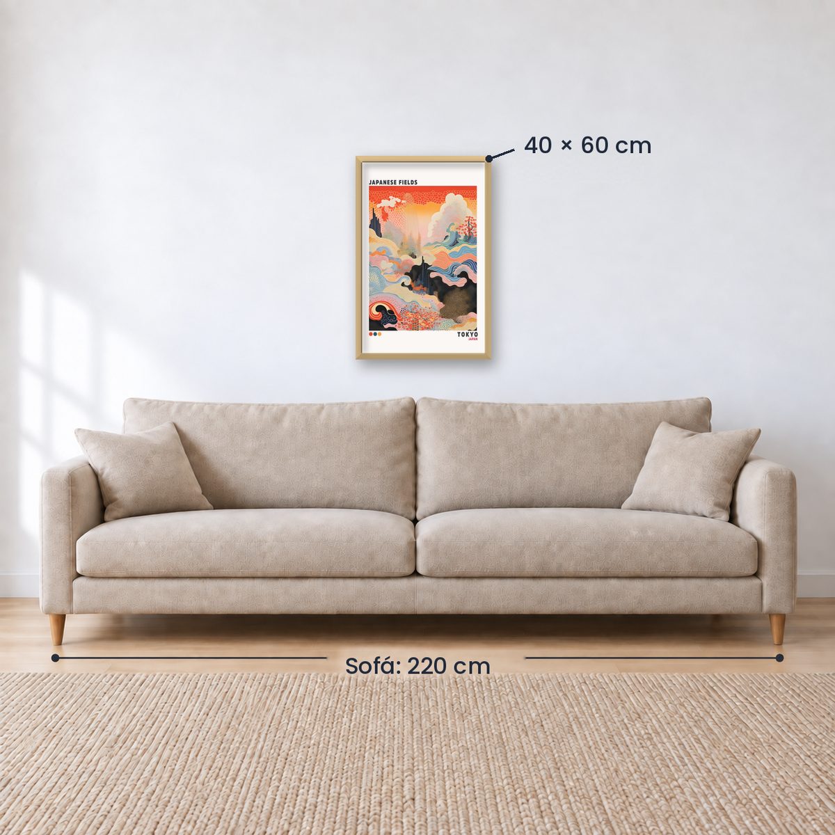 Cuadro Decorativo Japandi, Decoración Japonesa XI