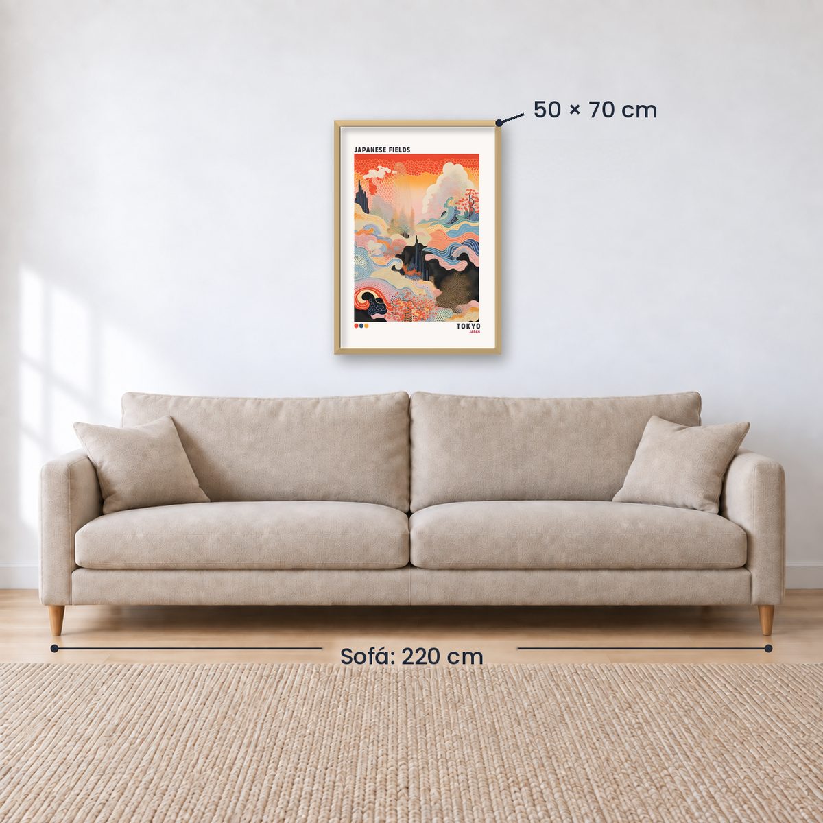 Cuadro Decorativo Japandi, Decoración Japonesa XI