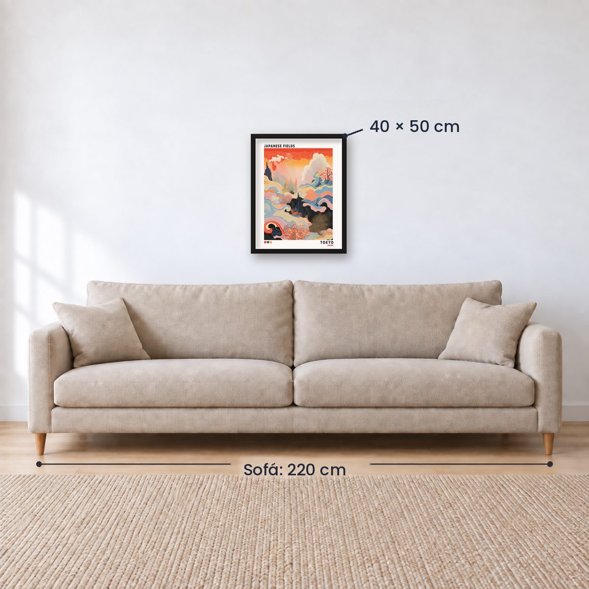 Cuadro Decorativo Japandi, Decoración Japonesa XI