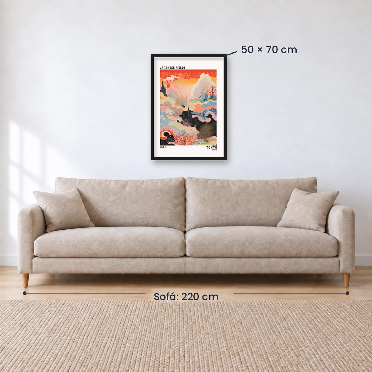 Cuadro Decorativo Japandi, Decoración Japonesa XI