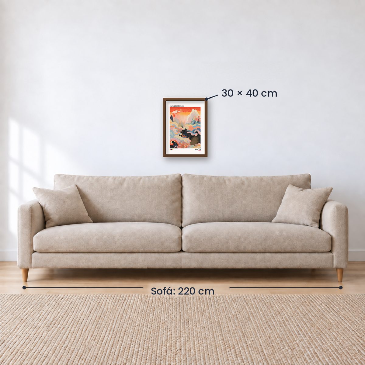 Cuadro Decorativo Japandi, Decoración Japonesa XI