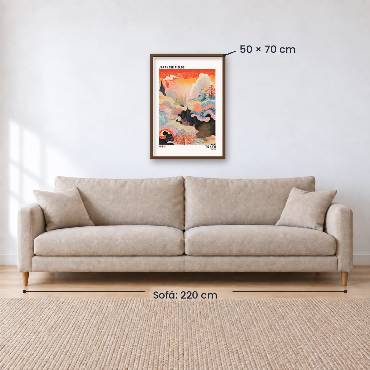 Cuadro Decorativo Japandi, Decoración Japonesa XI
