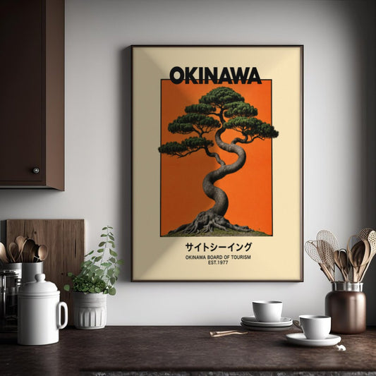 Cuadro Decorativo Japandi, Okinawa