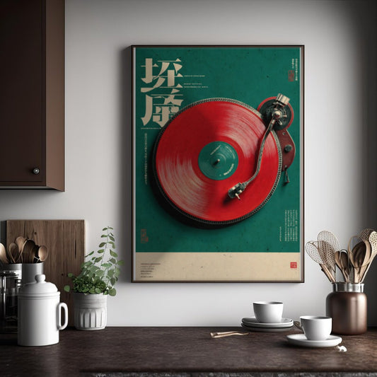 Cuadro Decorativo Japandi, Vinilo