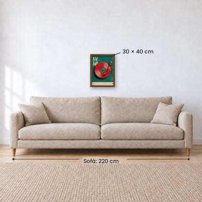 Cuadro Decorativo Japandi, Vinilo