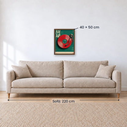 Cuadro Decorativo Japandi, Vinilo