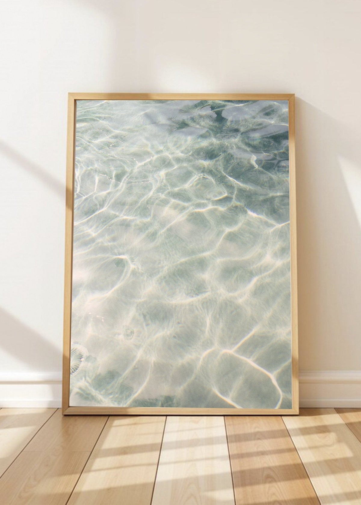Cuadro Decorativo Playa, Agua Baja Cristalina