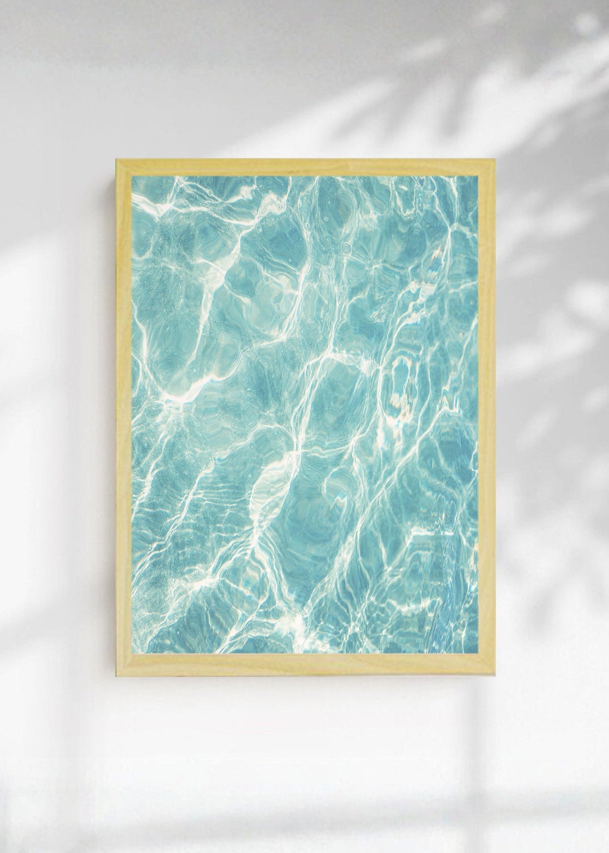 Cuadro Decorativo Playa, Agua Pileta Textura
