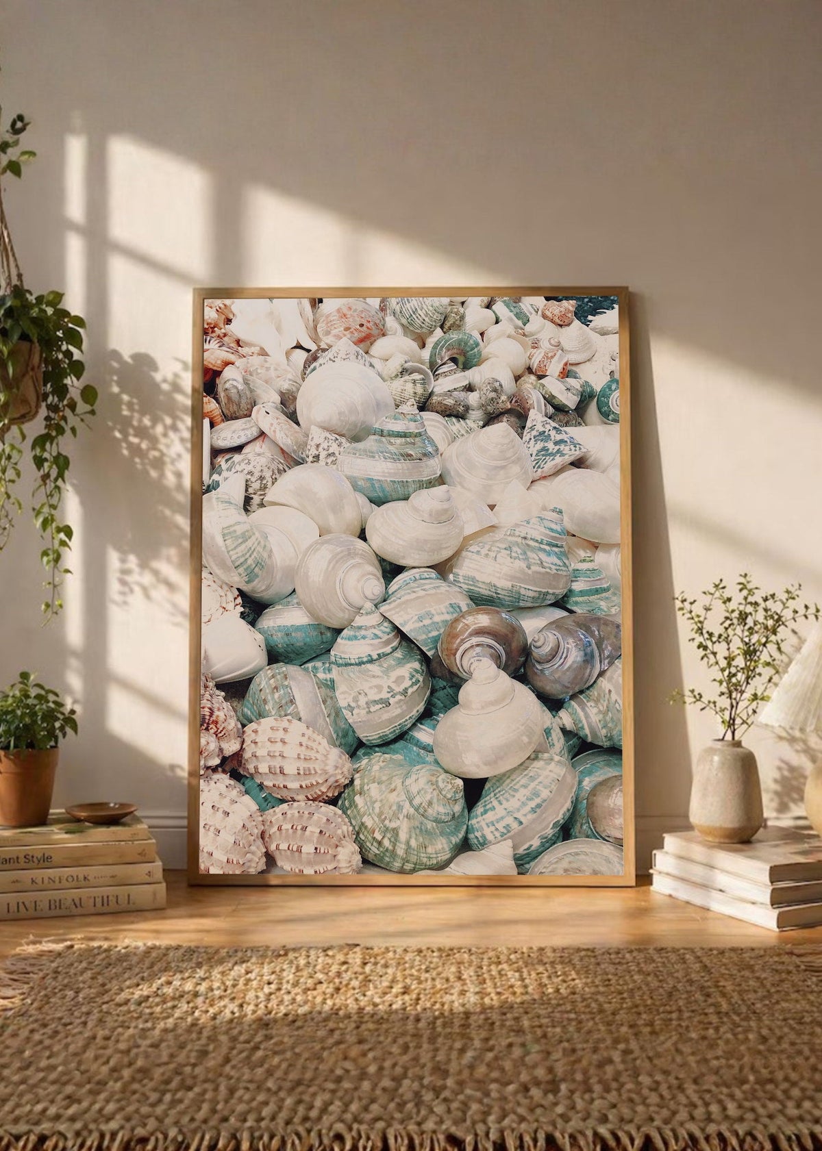 Cuadro Decorativo Playa, Caracoles Monton