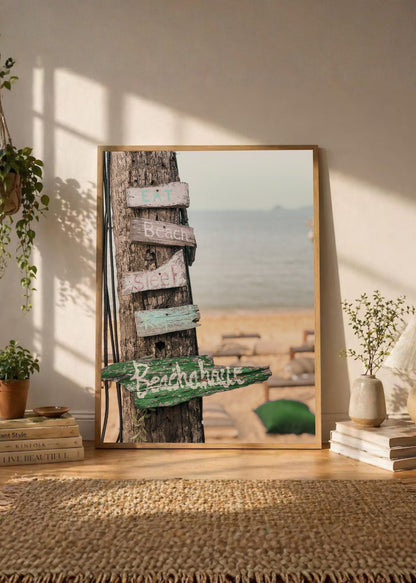 Cuadro Decorativo Playa, Cartel Beach House