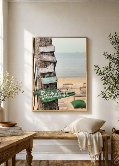 Cuadro Decorativo Playa, Cartel Beach House