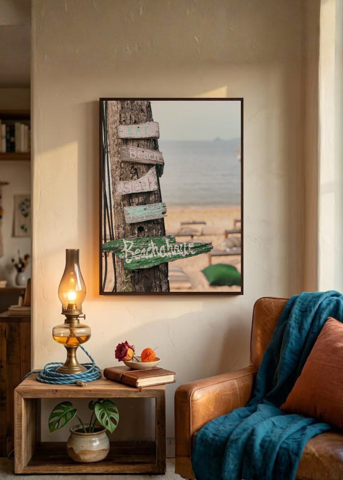 Cuadro Decorativo Playa, Cartel Beach House