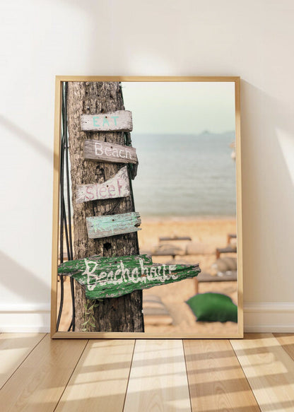 Cuadro Decorativo Playa, Cartel Beach House