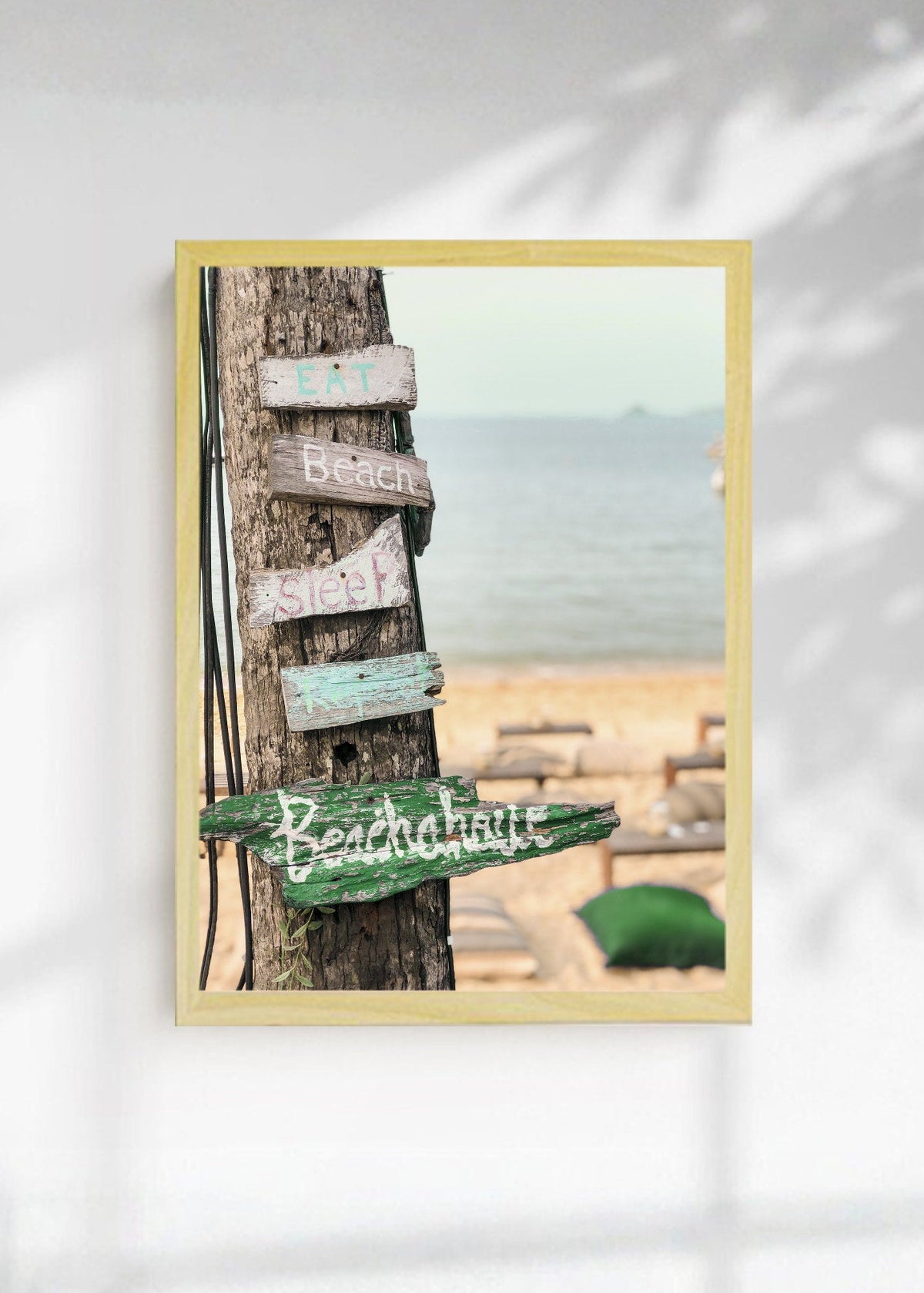 Cuadro Decorativo Playa, Cartel Beach House