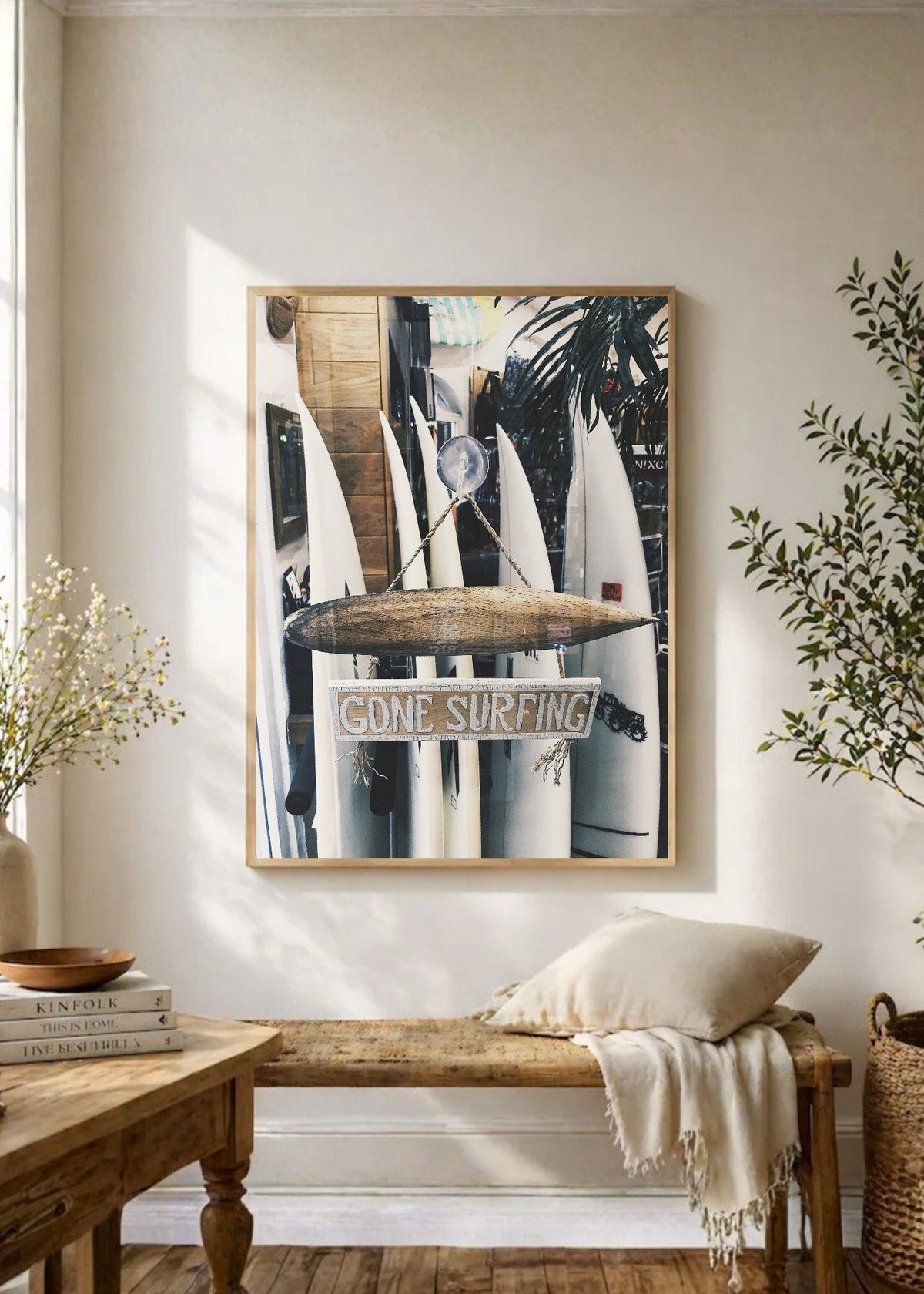 Cuadro Decorativo Playa, Cartel Gone Surfing