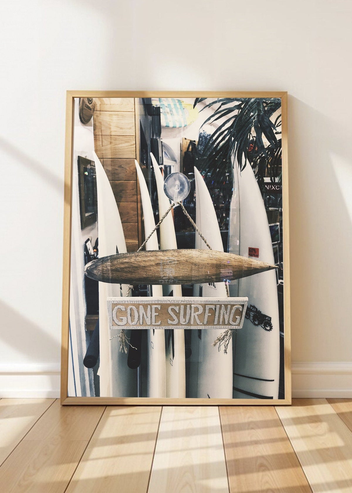 Cuadro Decorativo Playa, Cartel Gone Surfing