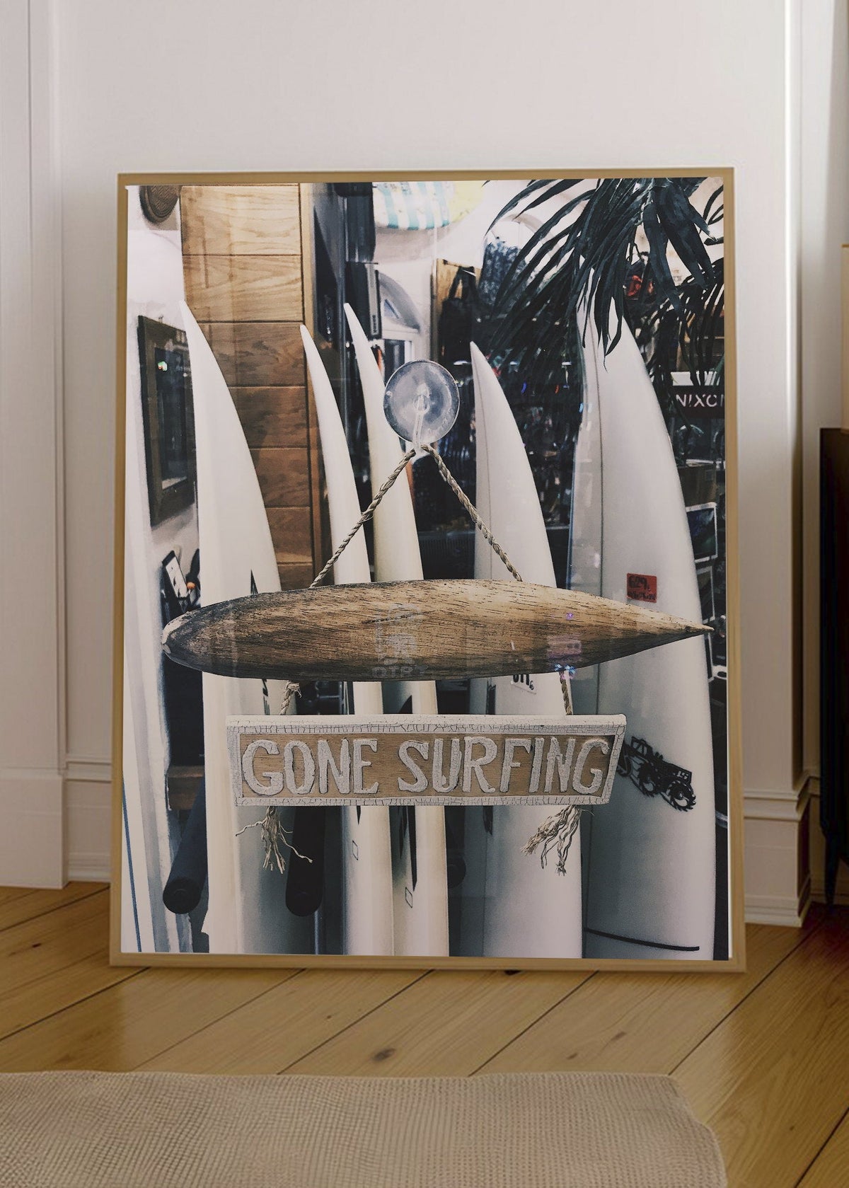 Cuadro Decorativo Playa, Cartel Gone Surfing