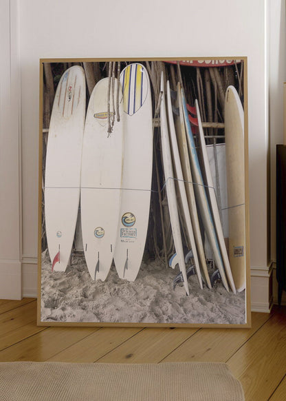 Cuadro Decorativo Playa, Escuela Surf Tablas
