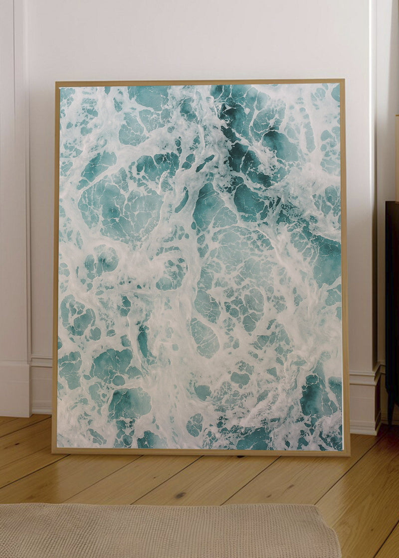 Espuma Textura Turquesa