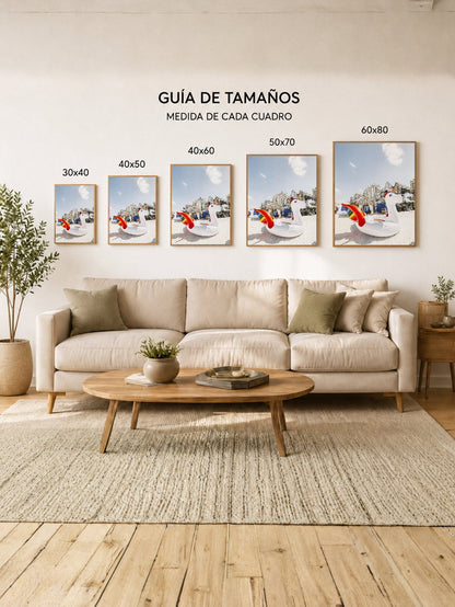 Cuadro Decorativo Playa, Flotador Unicornio