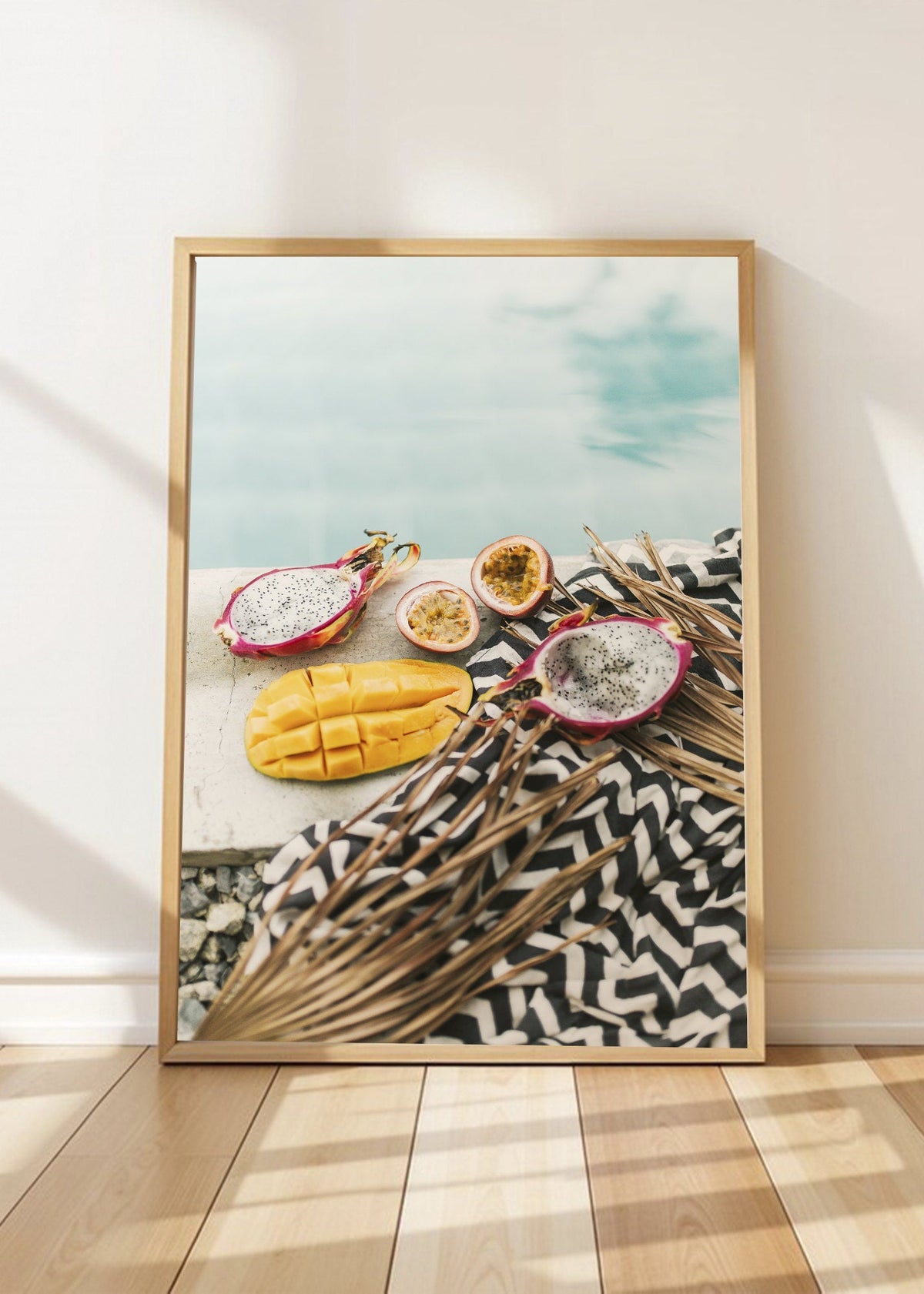 Cuadro Decorativo Playa, Frutas Tropicales Mango
