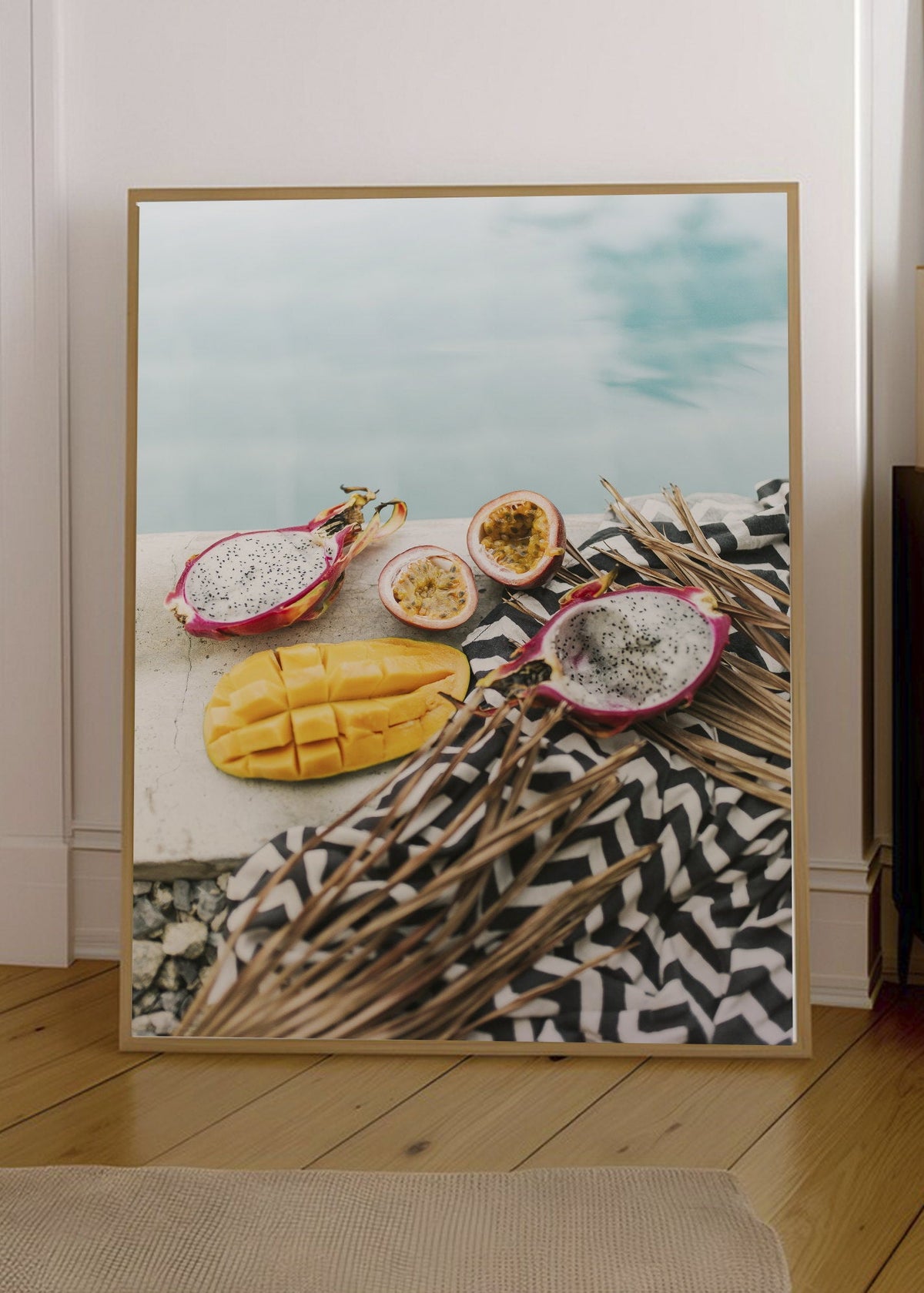 Cuadro Decorativo Playa, Frutas Tropicales Mango