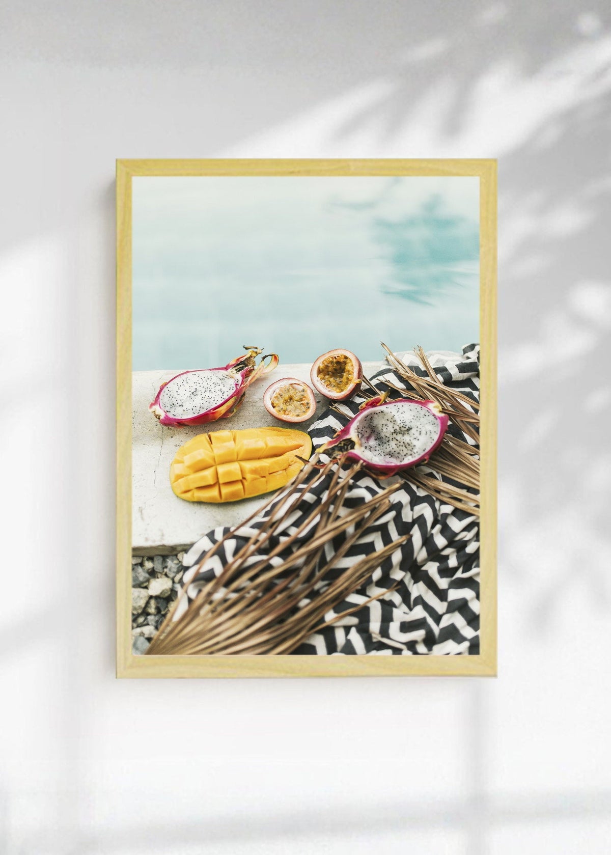 Cuadro Decorativo Playa, Frutas Tropicales Mango