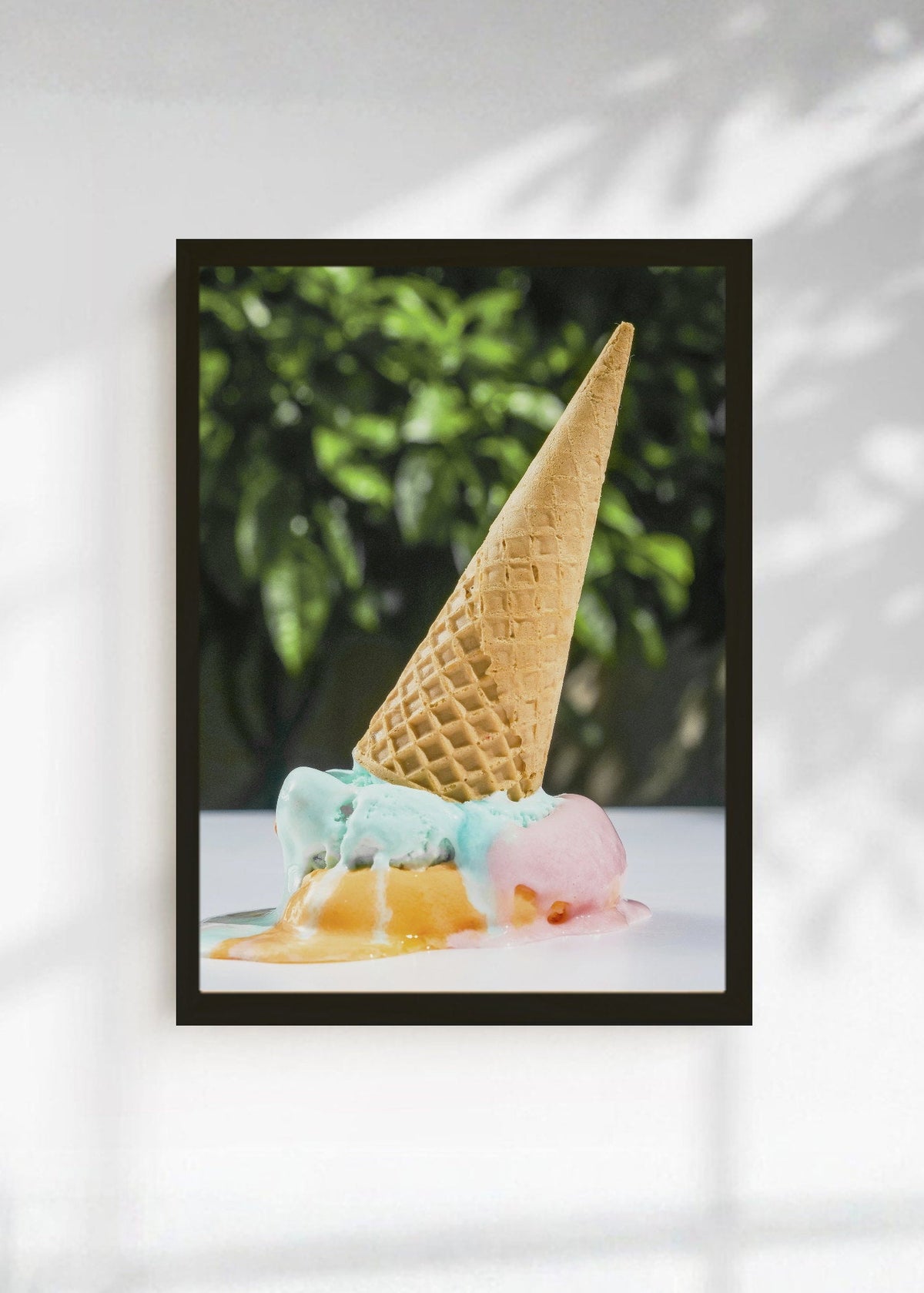 Cuadro Decorativo Playa, Helado Derretido Verde