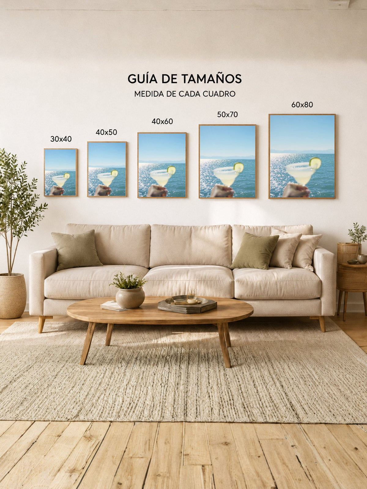 Cuadro Decorativo Playa, Margarita Copa Mar