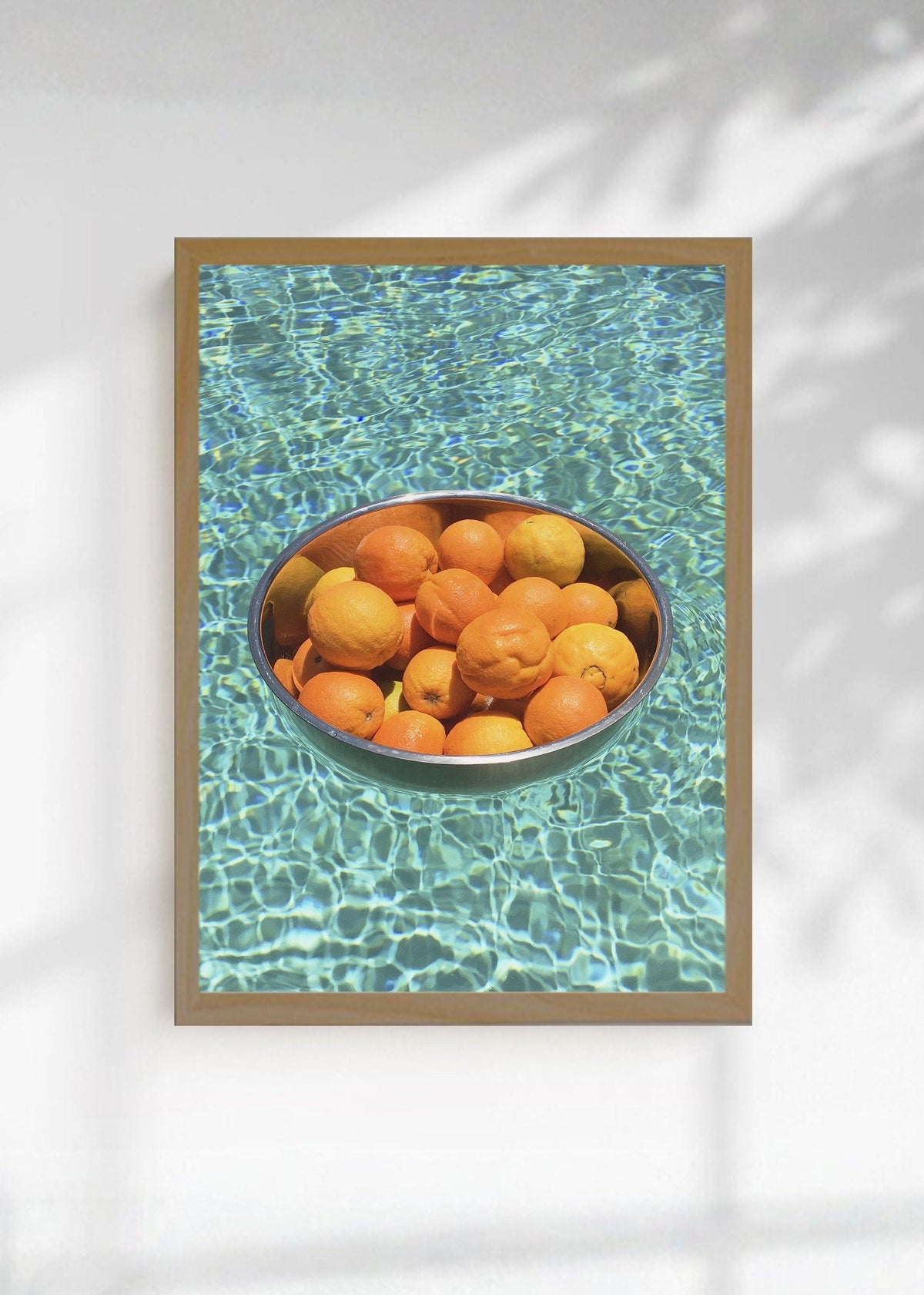 Cuadro Decorativo Playa, Naranjas Pileta Bowl