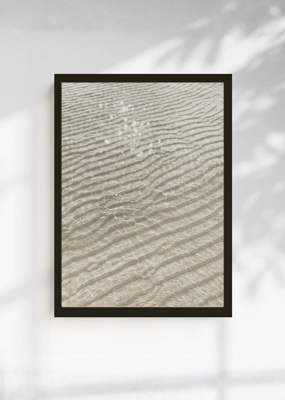 Cuadro Decorativo Playa, Ondas Arena Textura