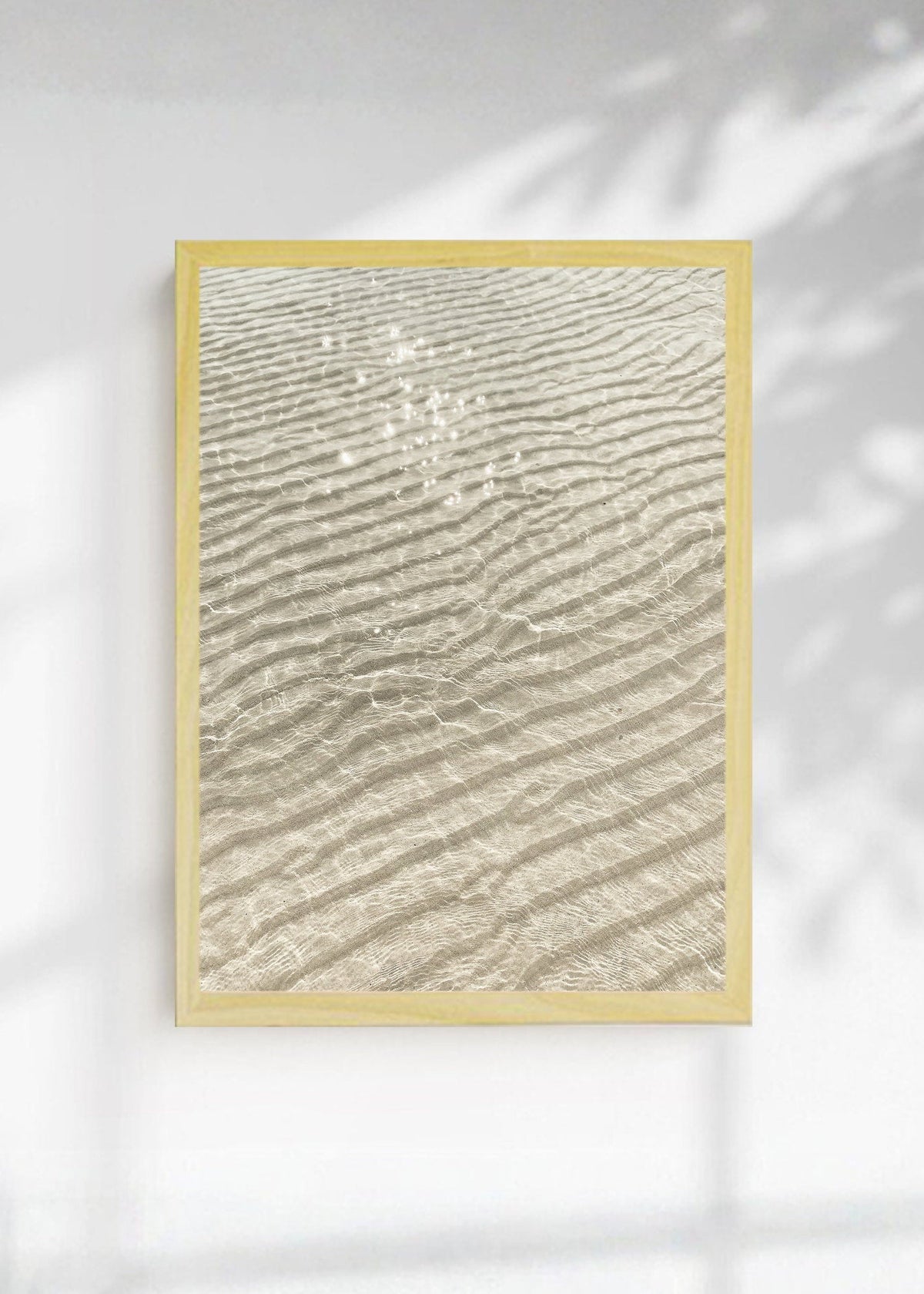 Cuadro Decorativo Playa, Ondas Arena Textura