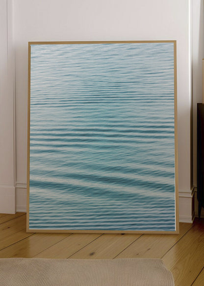 Cuadro Decorativo Playa, Ondas Azules Calma