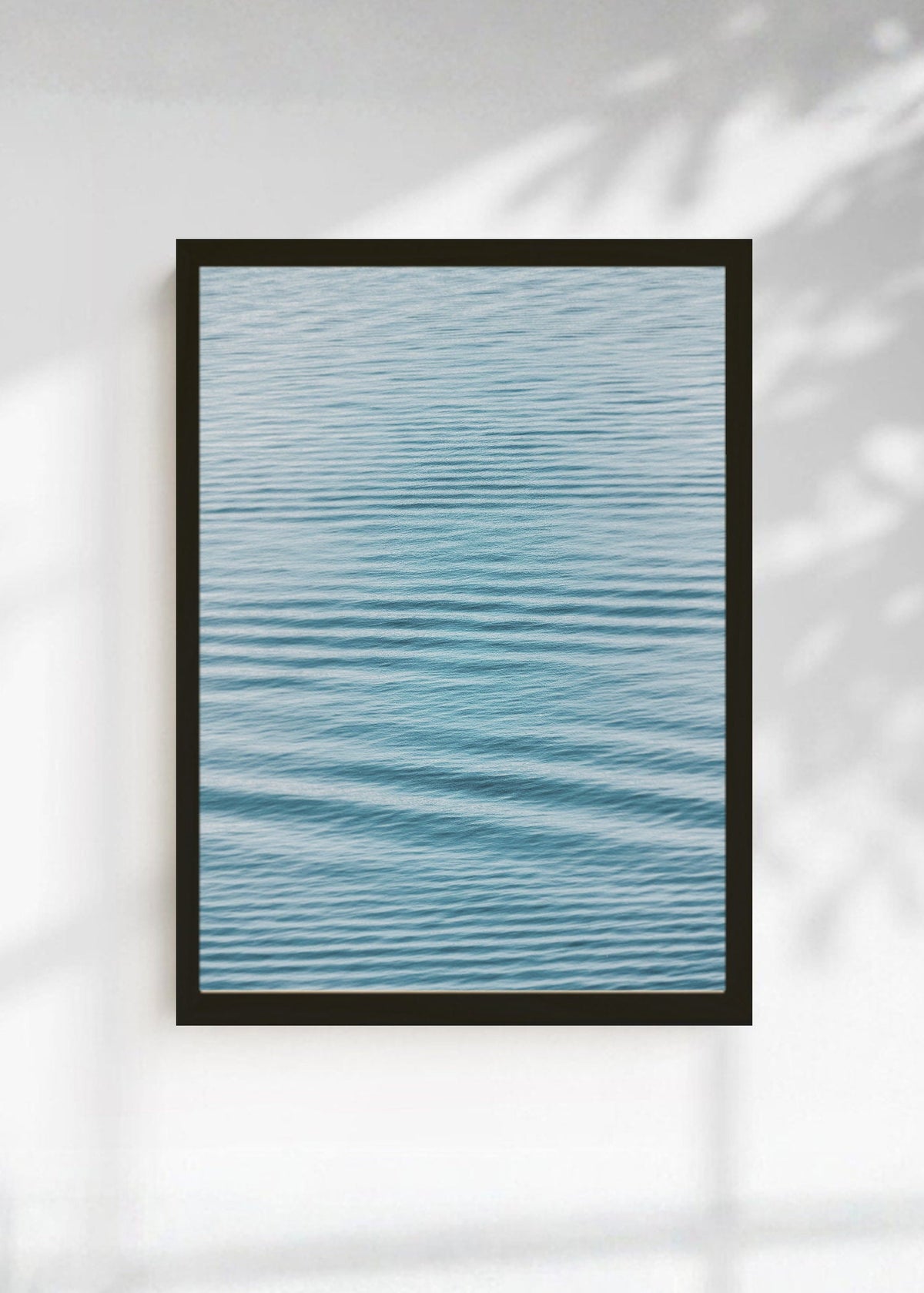 Cuadro Decorativo Playa, Ondas Azules Calma