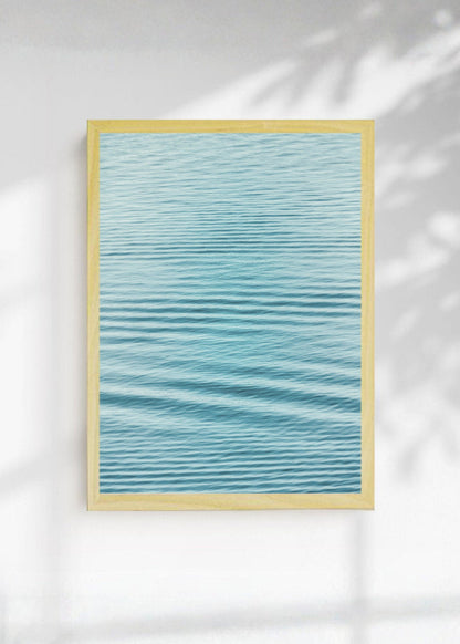 Cuadro Decorativo Playa, Ondas Azules Calma
