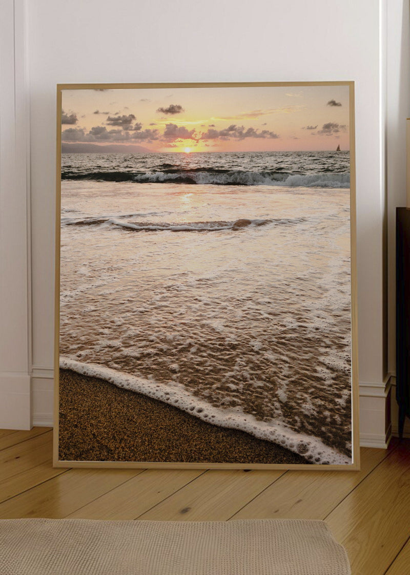 Orilla Dorada Atardecer