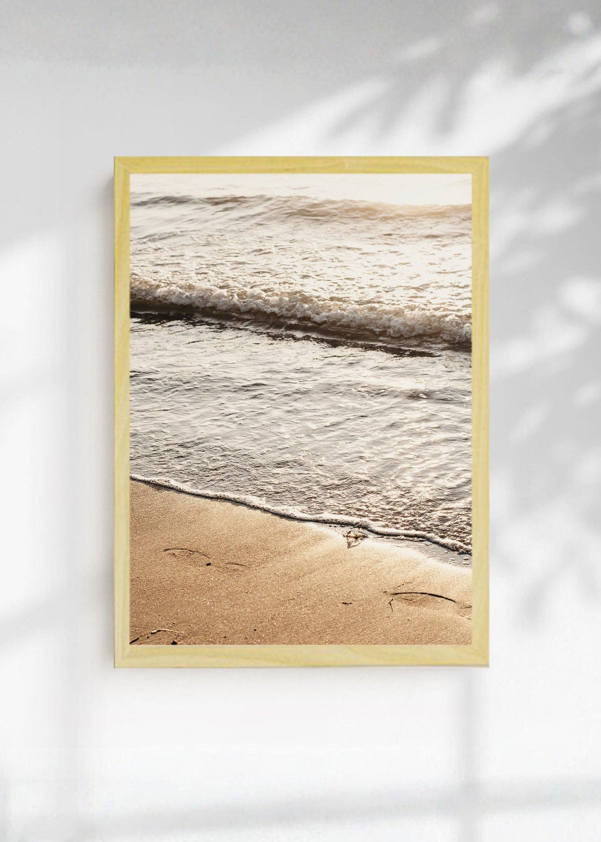 Cuadro Decorativo Playa, Orilla Suave Beige