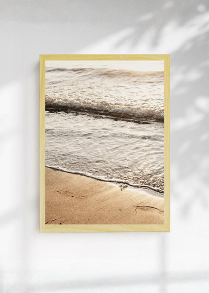 Cuadro Decorativo Playa, Orilla Suave Beige