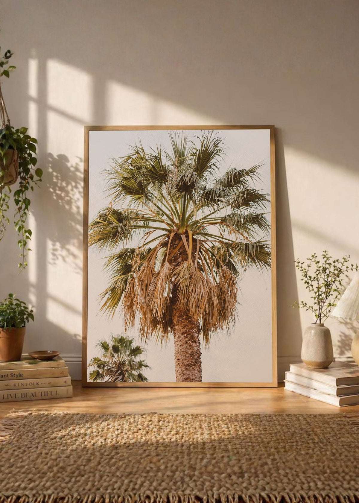 Cuadro Decorativo Playa, Palmera Copa Cielo
