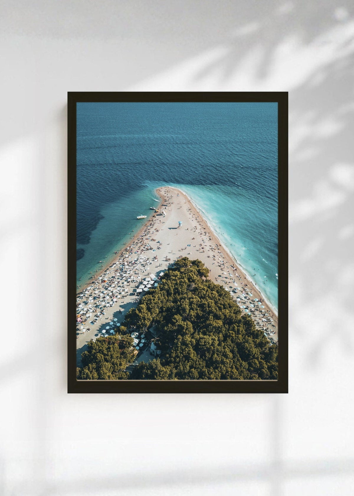 Cuadro Decorativo Playa, Península Aérea Turquesa