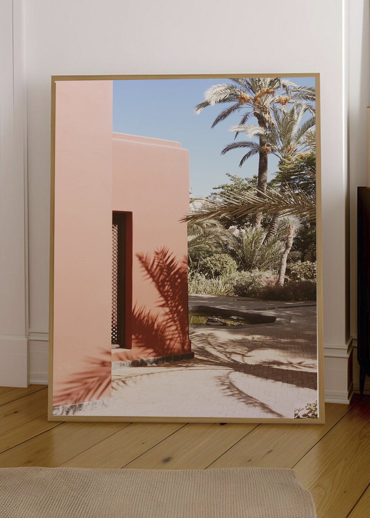 Cuadro Decorativo Playa, Portal Terracota Palmera