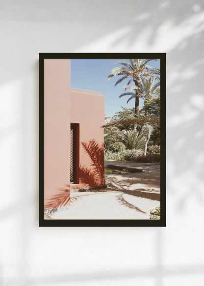 Cuadro Decorativo Playa, Portal Terracota Palmera