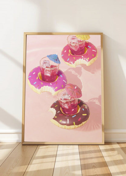 Cuadro Decorativo Playa, Posavasos Dona Rosa