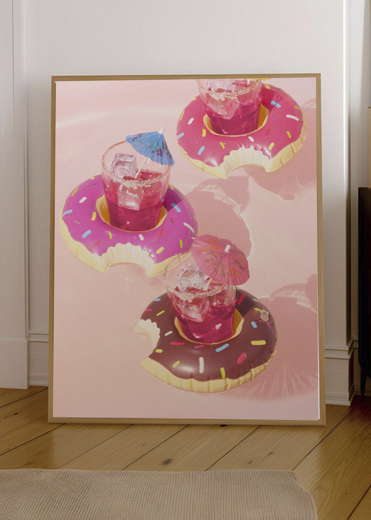 Cuadro Decorativo Playa, Posavasos Dona Rosa